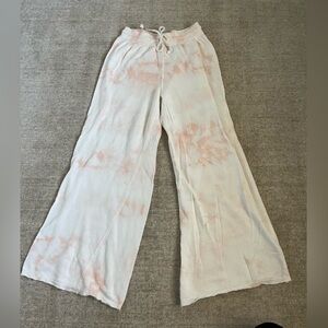 Faherty tie dye wide leg pant